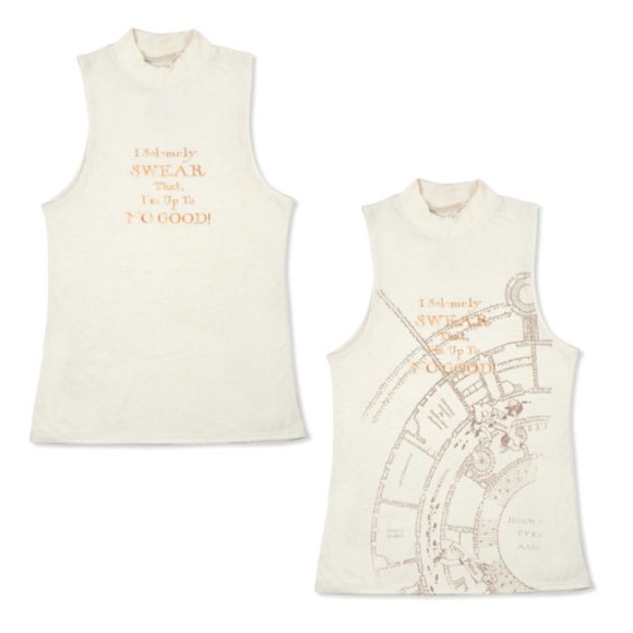 Harry Potter Marauder's Map Color Changing Ladies Tank - Picture 1 of 3